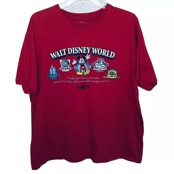 Disney Other - Walt Disney World Parks Embroidered T-shirt XL